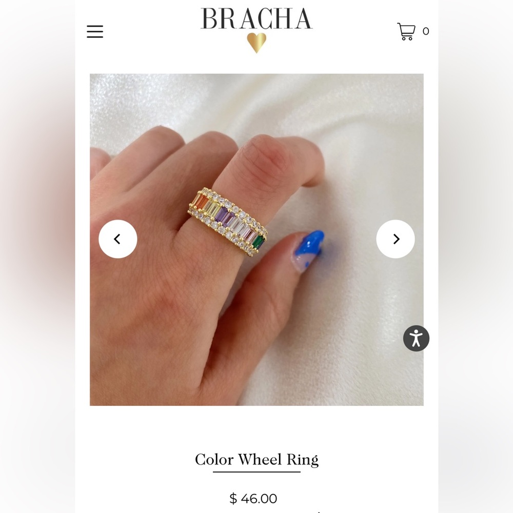 Bracha Color Wheel Ring - Picture 3 of 8